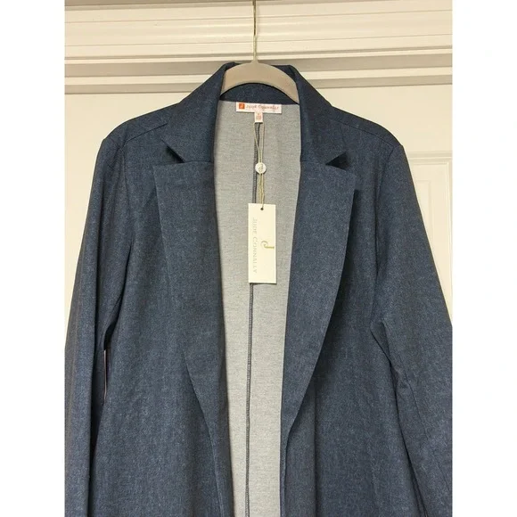 Jude Connally, Emma Jacket in navy denim, Women's Size Medium - Picture 2 of 7